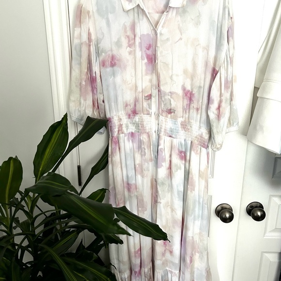 NWT Z Supply Tanya watercolour dress Size Large - Picture 2 of 6
